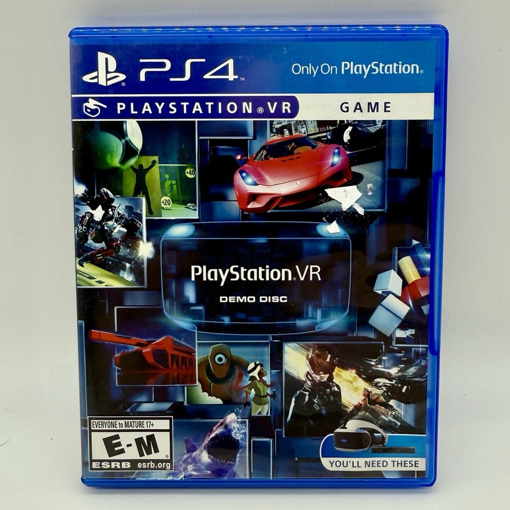 PlayStation VR Demo Disc PS4 Video Game Virtual‎ Reality